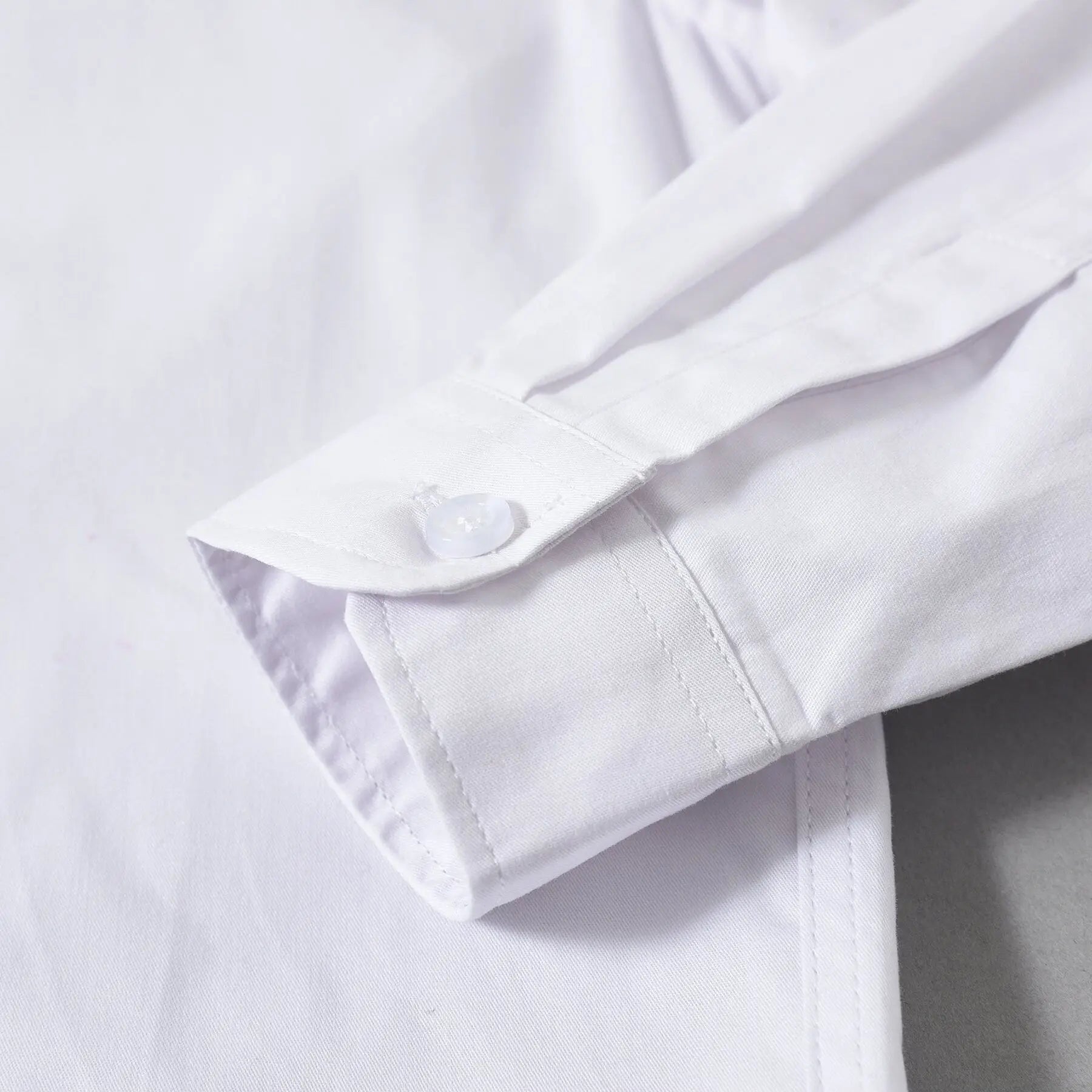 Camisas blancas de manga larga para niños, uniformes escolares