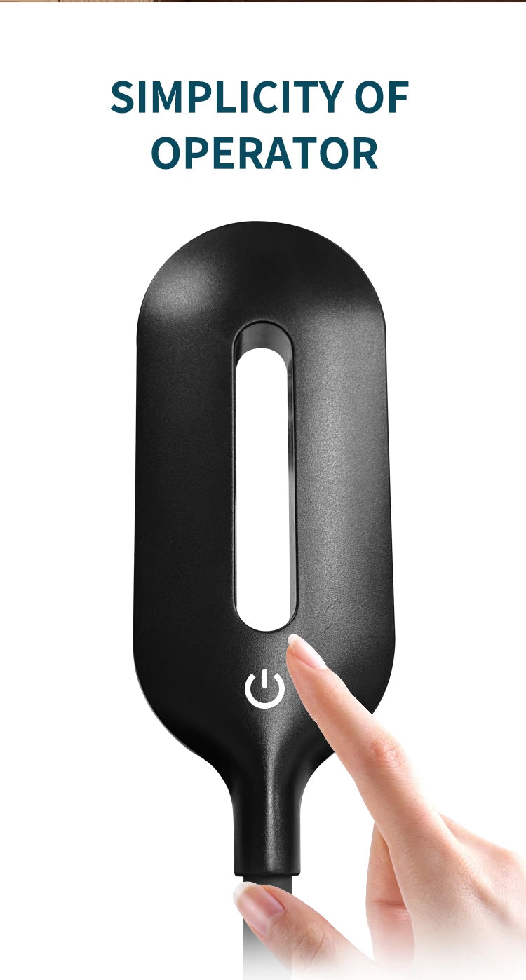 Lámpara de escritorio de lectura, lámpara LED de escritorio, enchufe USB, carga inalámbrica, teléfono móvil, protección ocular táctil, luz de mesa, iluminación de oficina en casa