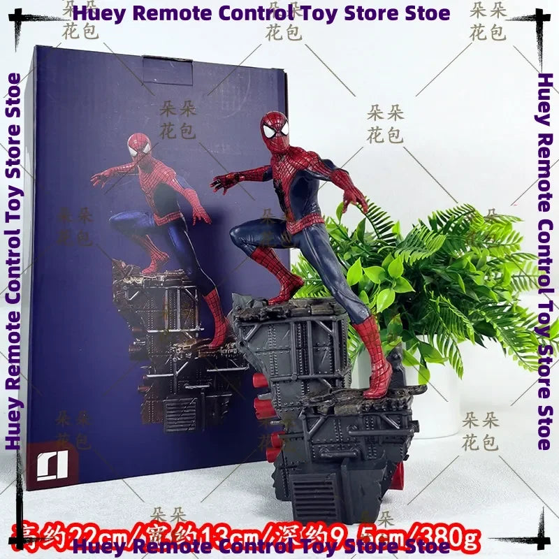 Juego de 3 figuras de acción de Spider-Man, estatuas de modelos coleccionables de Marvel para decoración de escritorio, regalo para fanáticos y coleccionistas