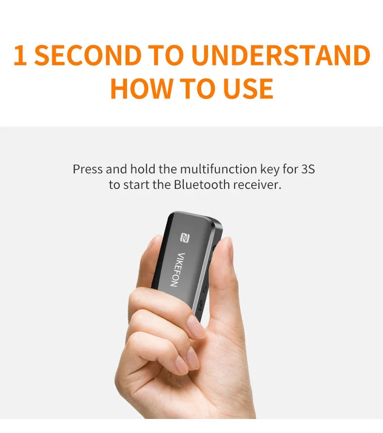 Receptor de Audio Bluetooth 5,0, adaptador auxiliar, Dongle inalámbrico, tarjeta NFC TF, conector de 3,5mm, manos libres para TV, PC, altavoz, Kit para coche
