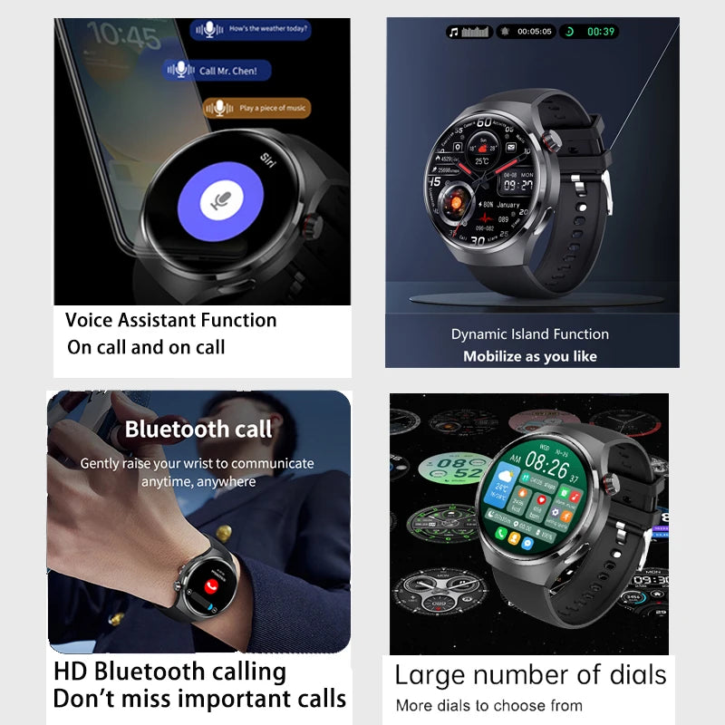 Reloj Inteligente 4 Pro GPS AMOLED Bluetooth