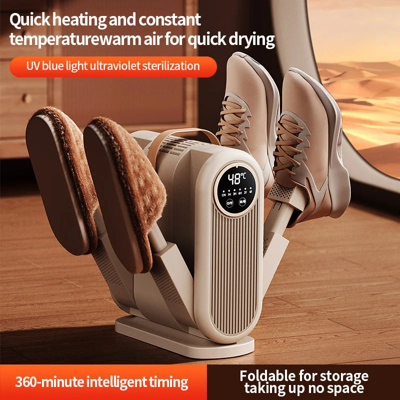 Secador de Zapatos y Botas Eléctrico Plegable