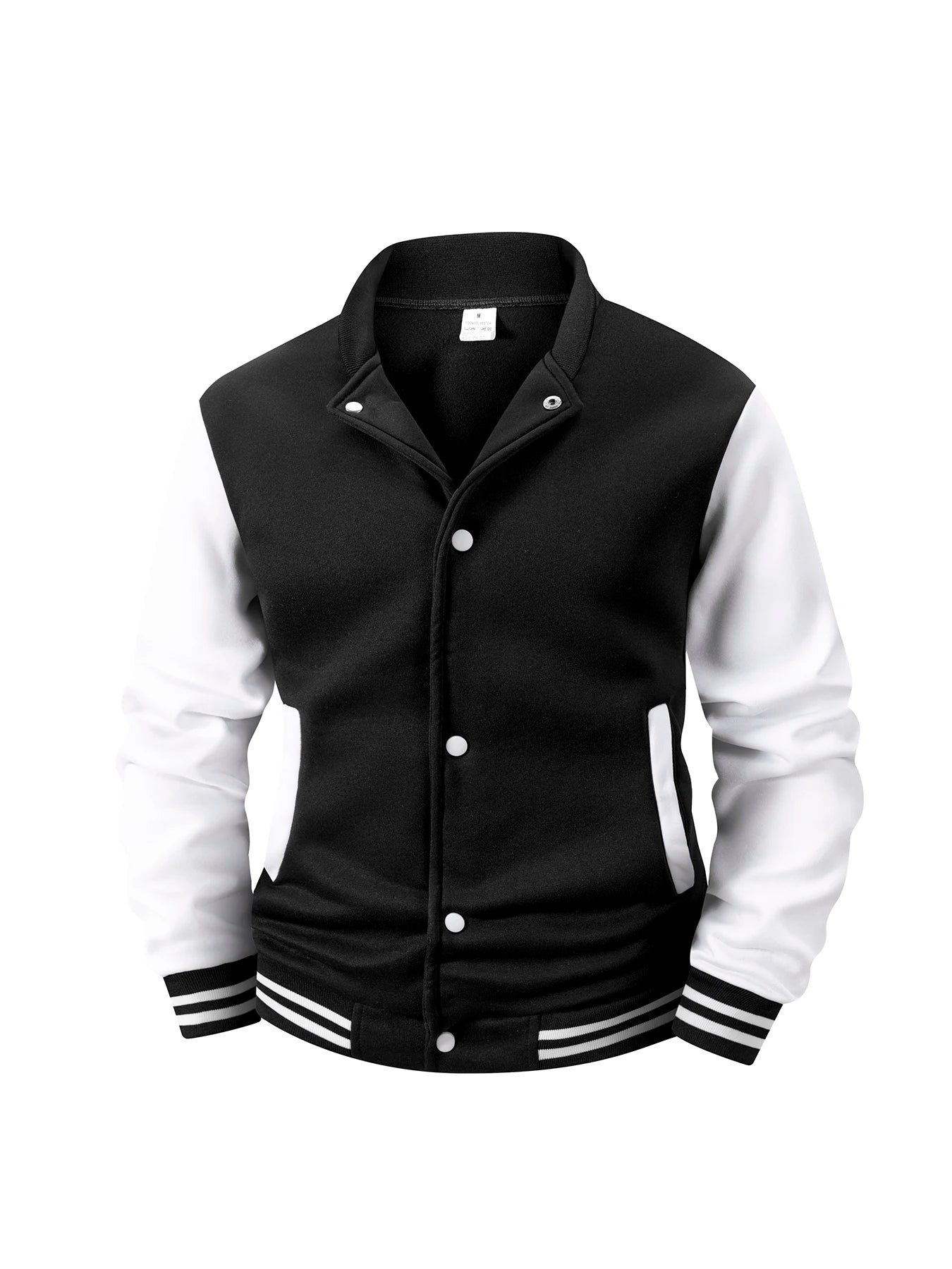 Chaqueta Universitaria de Béisbol para Hombre, Forro Polar, Retro