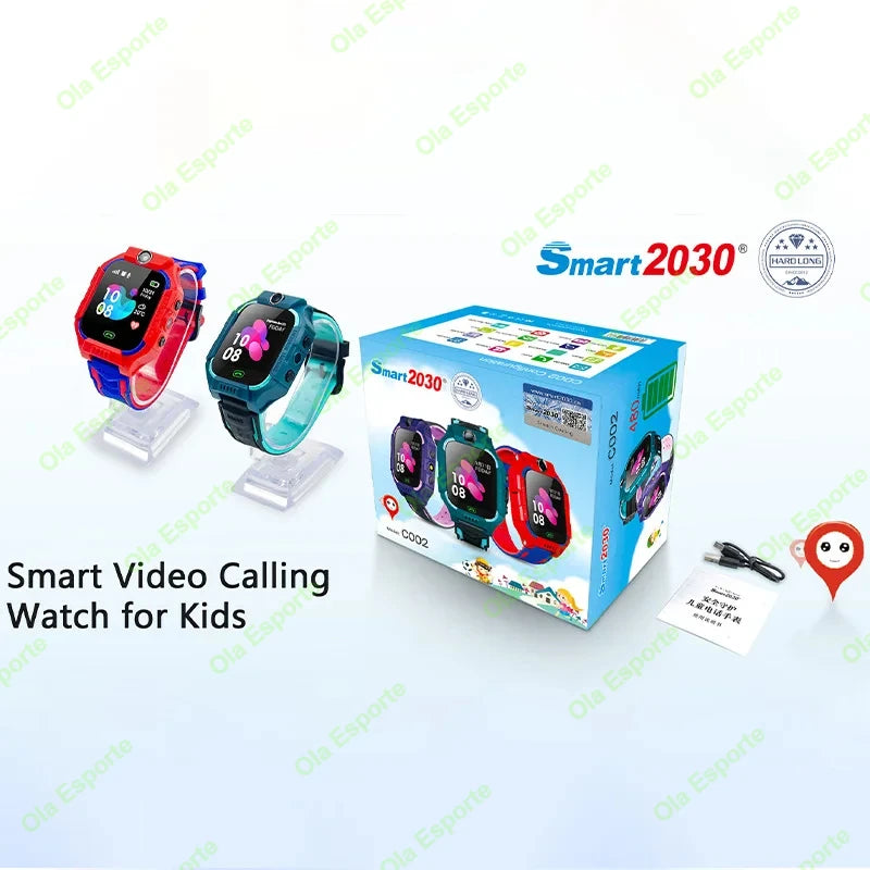 Reloj Inteligente GPS para Niños 2026, con Tarjeta SIM 2G, Llamada SOS, Cámara, Resistente al Agua, Regalo para Niños, Compatible con iOS y Android