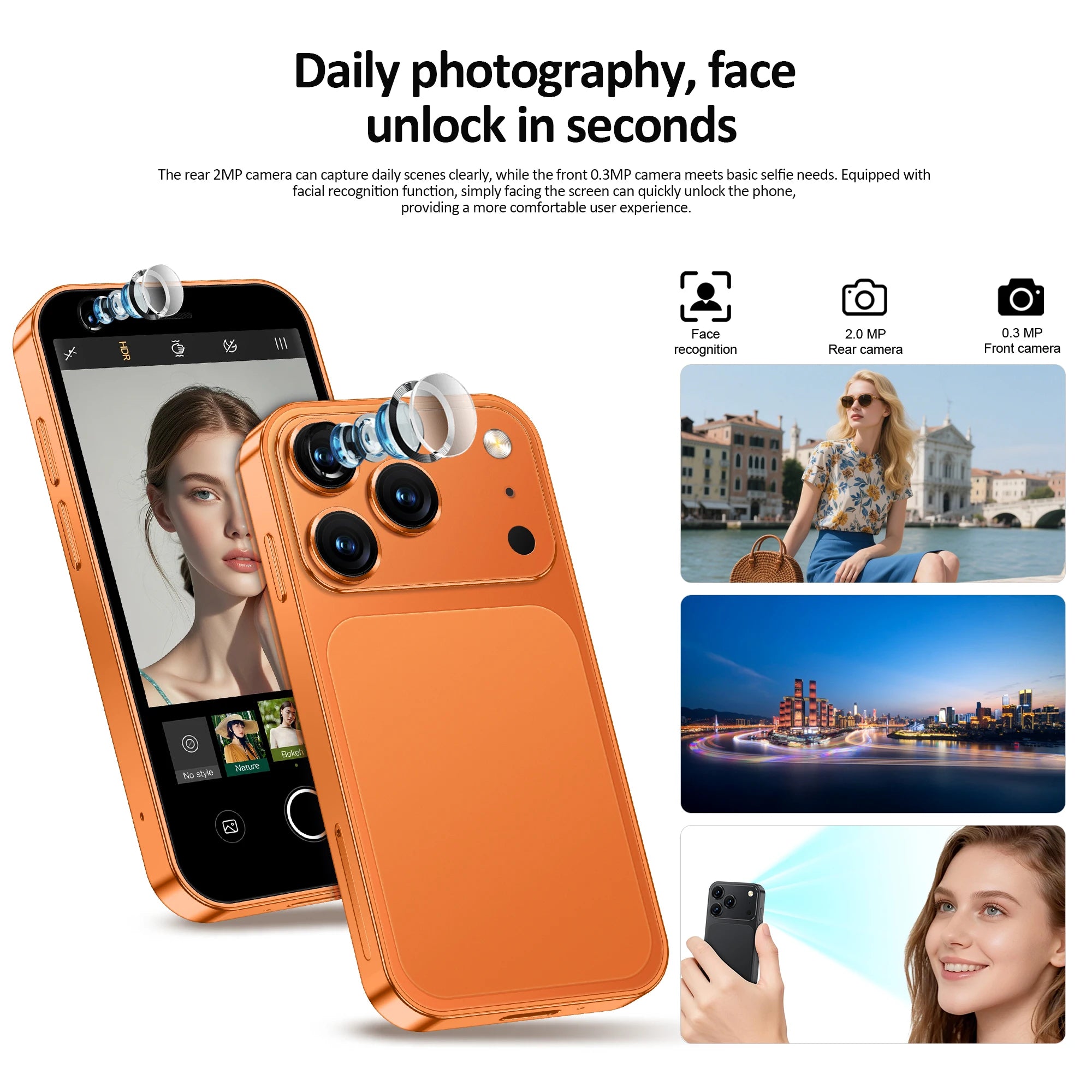 SERVO 18SE Mini Smartphone, pantalla HD de 3,0 pulgadas, 3G WCDMA, 2GB + 16GB, GPS Android, teléfono móvil pequeño, modo de reposo Dual SIM, Play Store