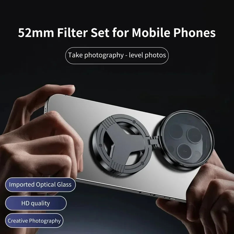 Filtro CPL Magnético 52MM para Teléfono iPhone y Samsung