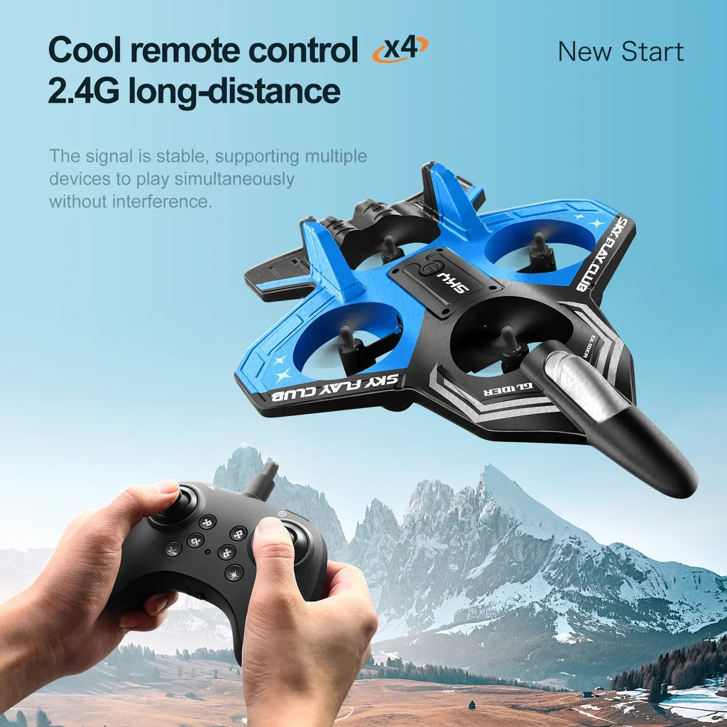 Dron RC Planeador YP3 con Luces LED y Control Remoto 2.4G