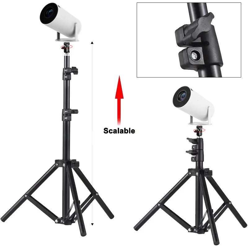 Soporte trípode portátil DITONG para proyector, altura ajustable 110-160 cm