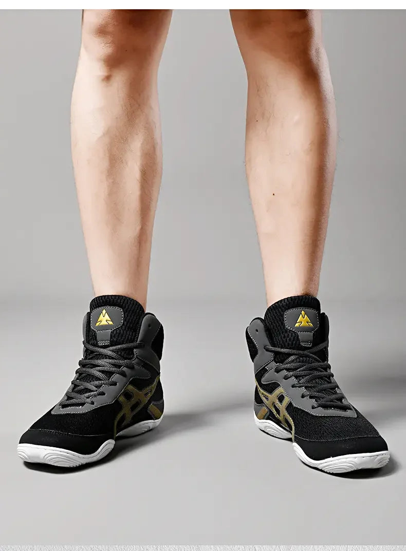 Zapatillas de lucha unisex antideslizantes con absorción de impactos