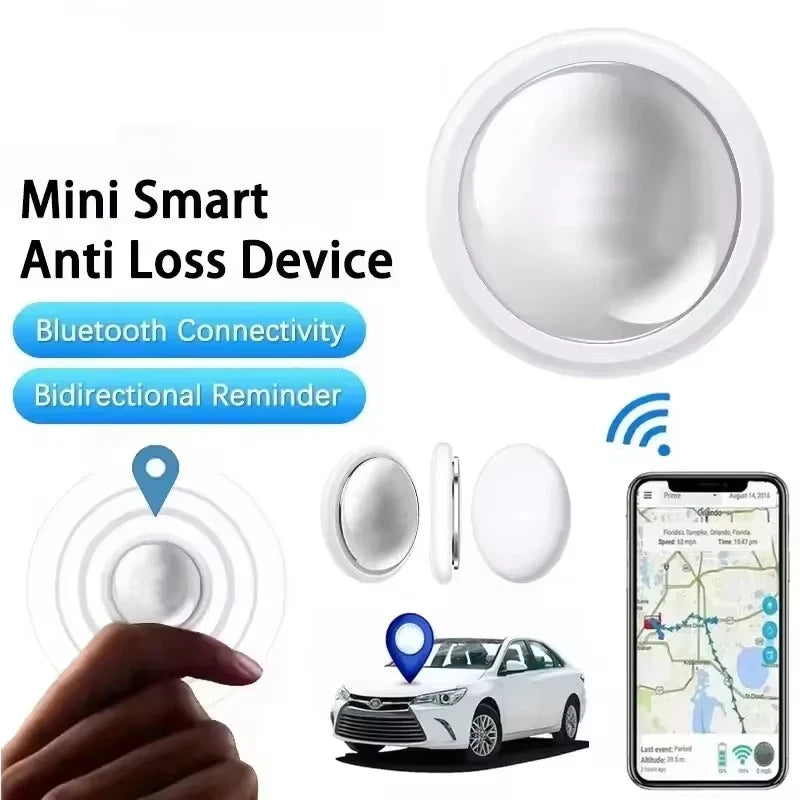 Mini Rastreador GPS con App FindMy, Localizador Inteligente Bluetooth AirTag, Buscador de Niños, Antipérdida para Bolsos, Collar para Mascotas con Rastreador NUEVO