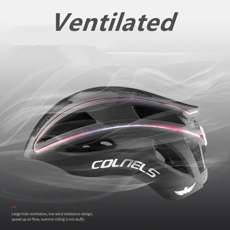 Casco de Ciclismo con Luz LED Trasera Recargable