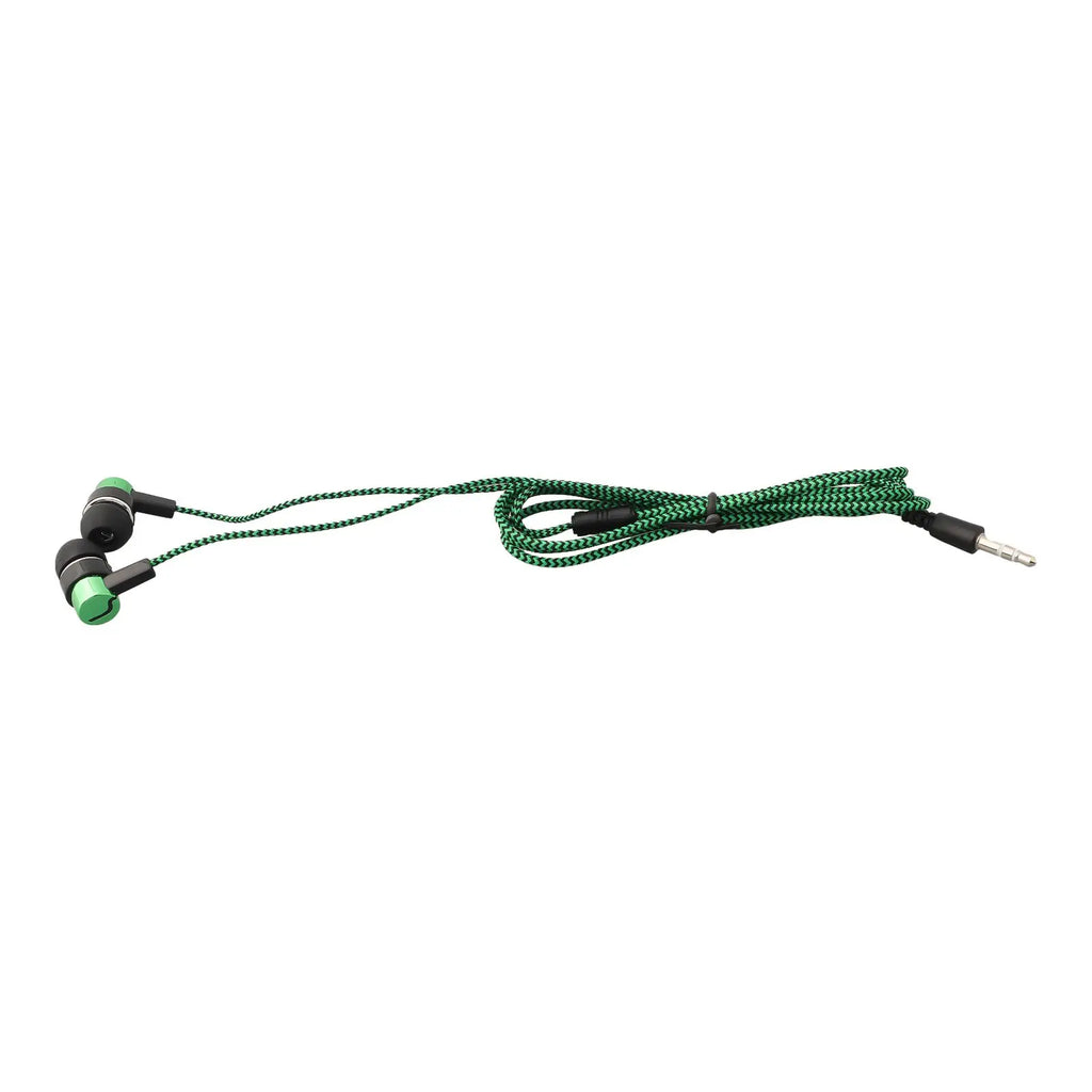 Experimente graves potentes con auriculares internos con cable, auriculares estéreo de 3,5 mm para dispositivos móviles, diseño con aislamiento de ruido
