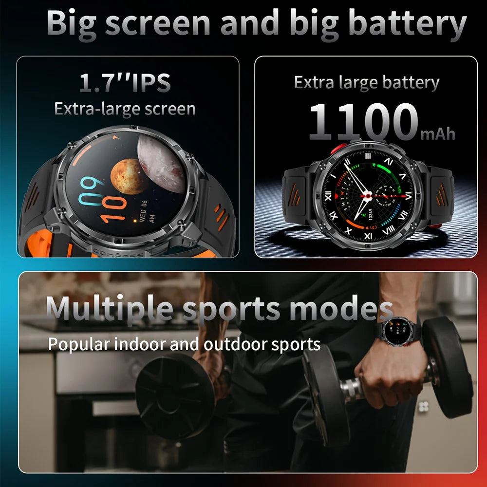 Reloj Inteligente Deportivo Bluetooth Linterna