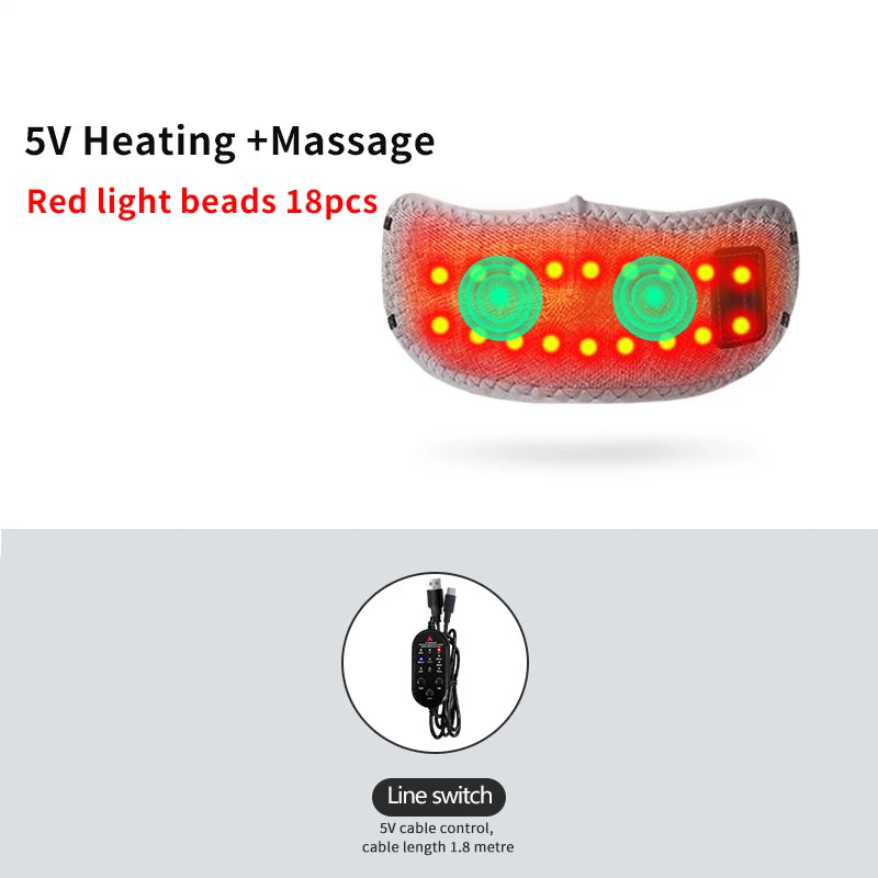 Masajeador Nasal Portátil Eléctrico Mascarilla de Calentamiento Rápido Alivia Malestar Nasal Ligero y Compacto Ideal para Hogar y Viajes