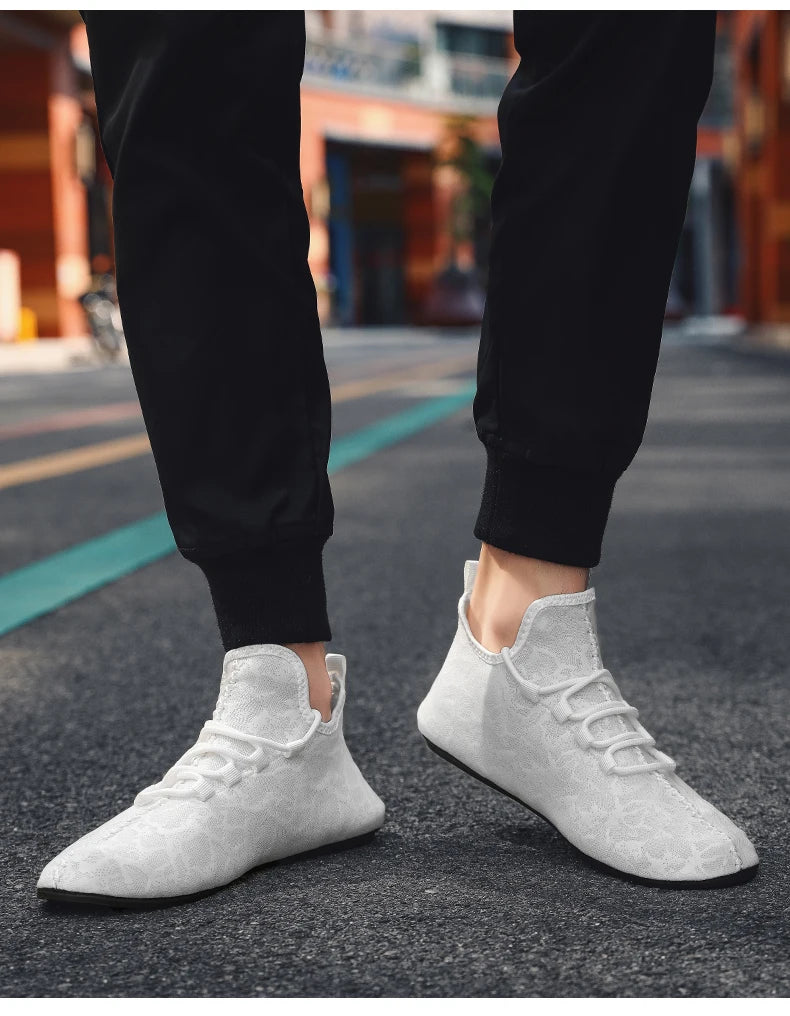 YRZL mocasines de malla para hombre, mocasines para conducir, zapatos planos de alta calidad para caminar, mocasines informales antideslizantes transpirables, zapatos de verano para hombre