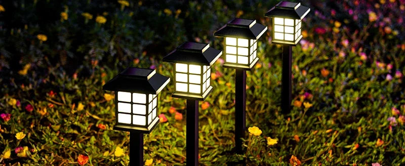 Luces LED solares para caminos, pasarela impermeable para exteriores, decoración de jardín, farola para paisaje, Patio, entrada, 2/4/6/8 Uds.