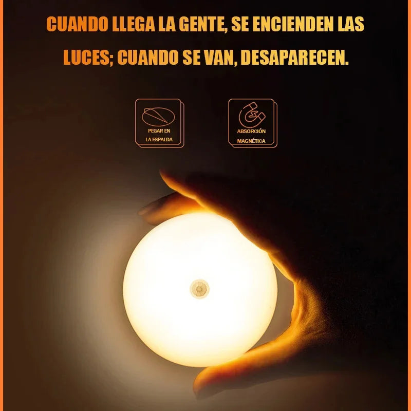 Luces LED Inteligentes con Sensor Corporal para Armario