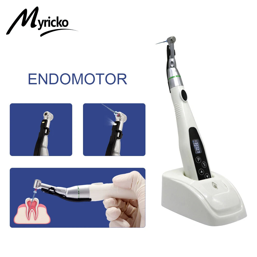 EndoMotor 16:1 equipo de reducción Dental Endo inalámbrico con luz LED Motor importado instrumento de conducto radicular puntas de dentista