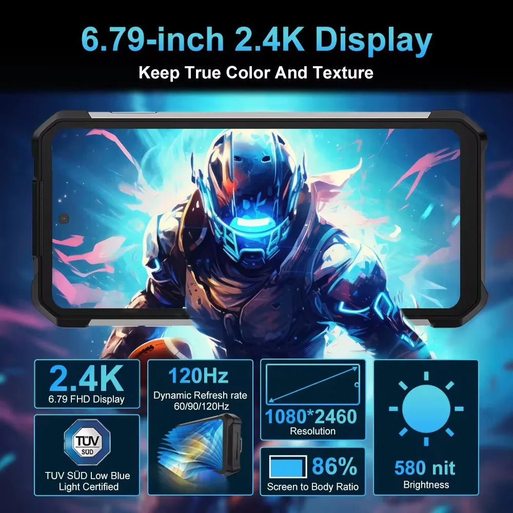 Smartphone Resistente 8849 Tank 2 PRO con Proyector DLP y Cámara 100MP