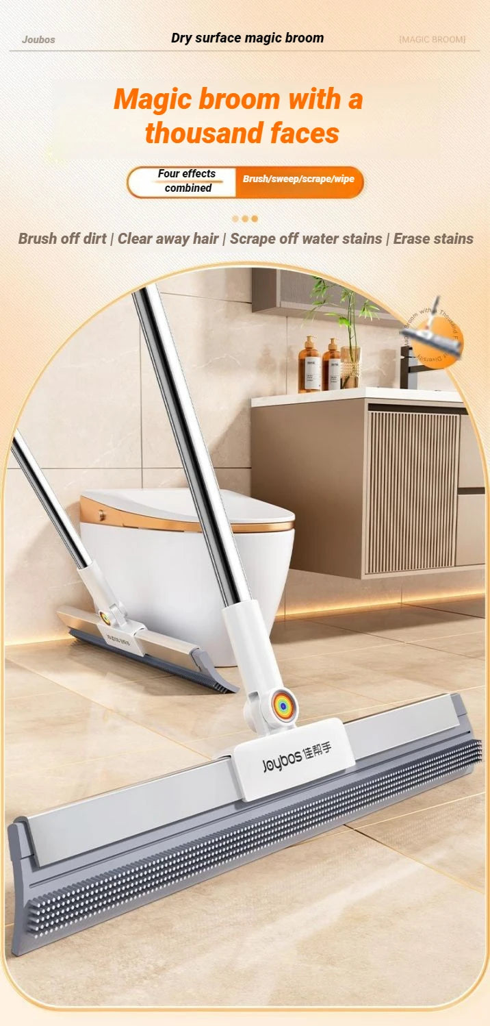 Escoba mágica de silicona Joybos con raspador de agua, 30-50 cm