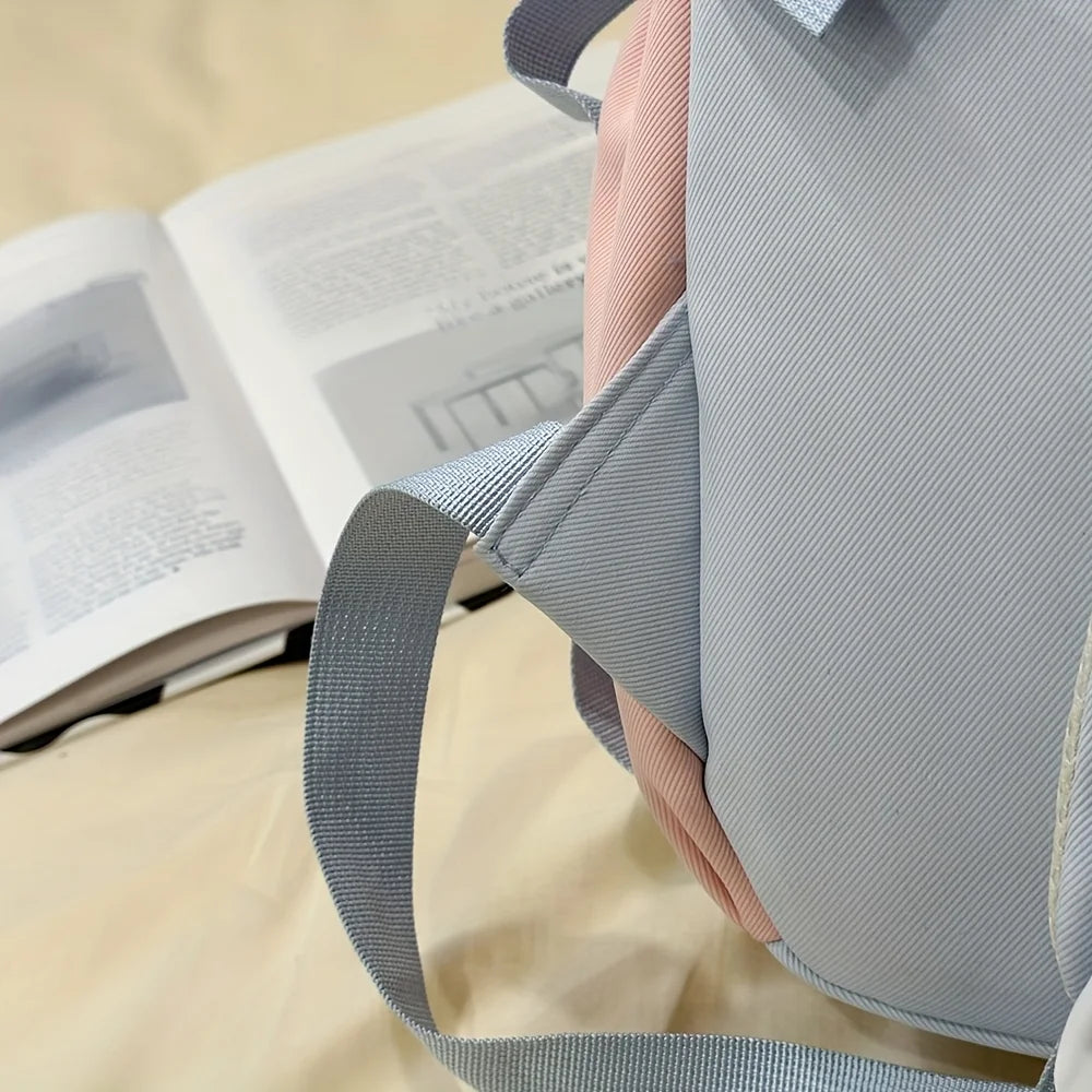Conjunto de bolsos para mujer, bolsa para el dolor de dos piezas (precioso un tipopo y debe ser mochila), mochila de temporada de regreso a la escuela, mochila bonita y ligera de encaje