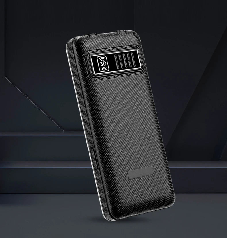 Teléfono GSM 2G BAR G600, tarjeta SIM Dual, batería de 6800mAh, tecla grande SOS, pantalla de 2,4 pulgadas, teléfono móvil para ancianos y mujeres, reccodificador de MP3