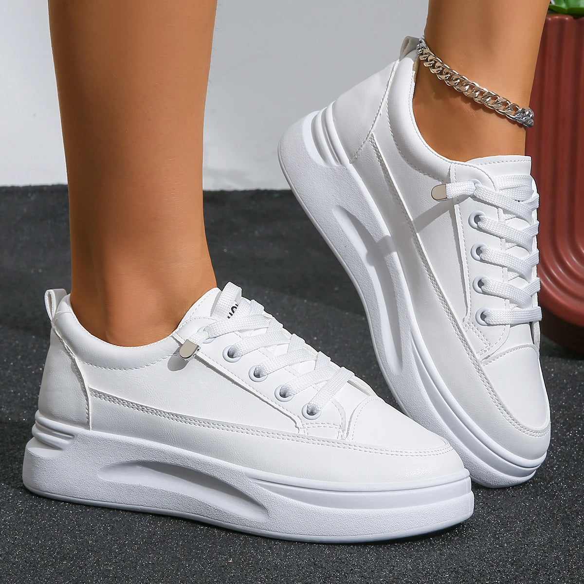Zapatillas Plataforma Chunky para Mujer con Cordones