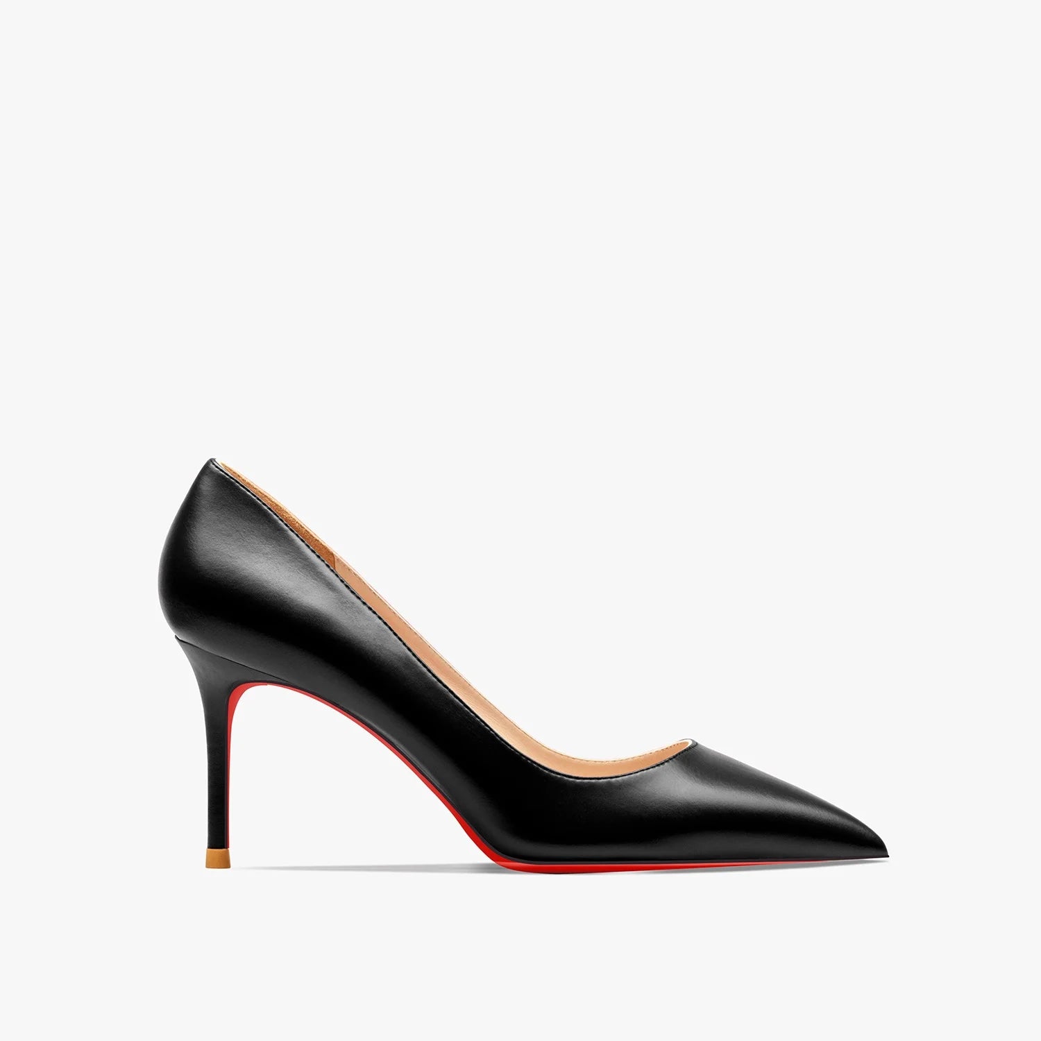 Zapatos de Tacón Alto de Punta Fina para Mujer – Cuero Mate