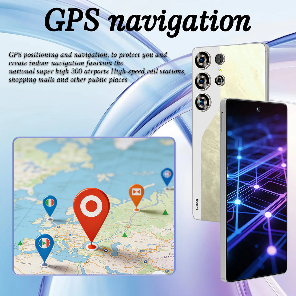 SURGAZE NUEVO 2026 S25 Ultra, Teléfono Inteligente Original, 5G, Batería de 5300 mAh, Pantalla de 6.6 Pulgadas, Versión Global
