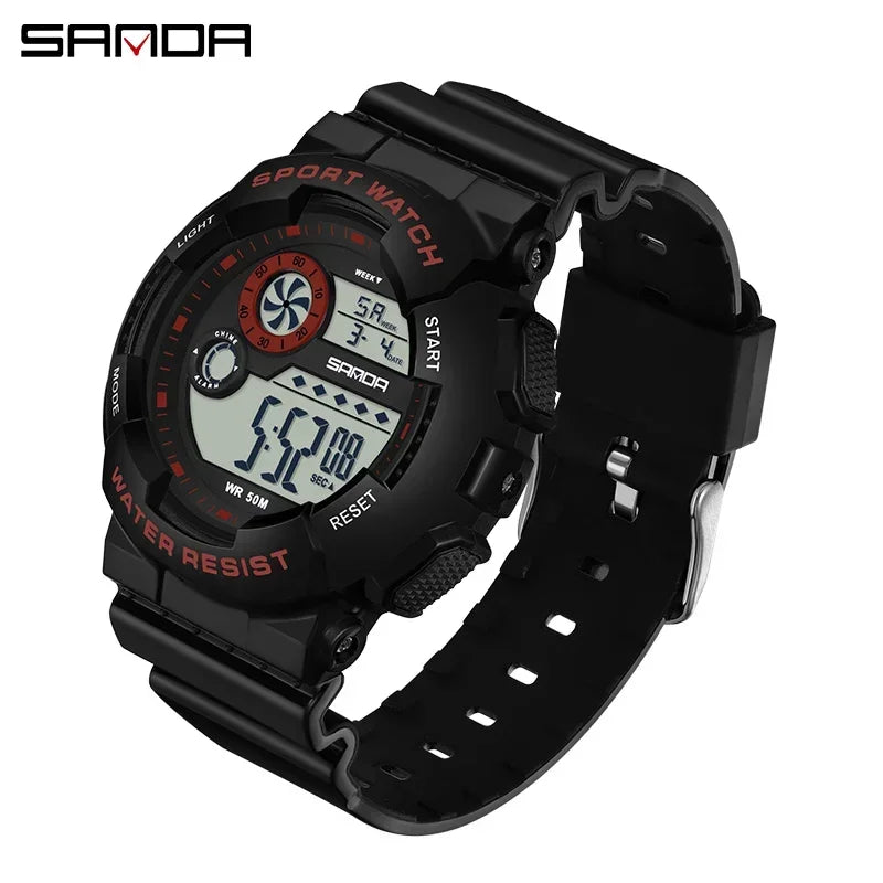 Reloj Digital LED SANDA Deportivo para Mujer