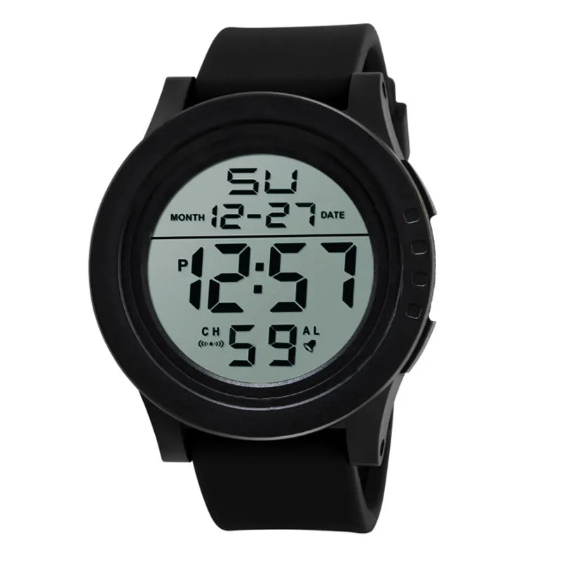 Reloj Digital para hombre, reloj deportivo para exteriores, reloj de pulsera militar multifunción resistente al agua, reloj electrónico automático para hombre