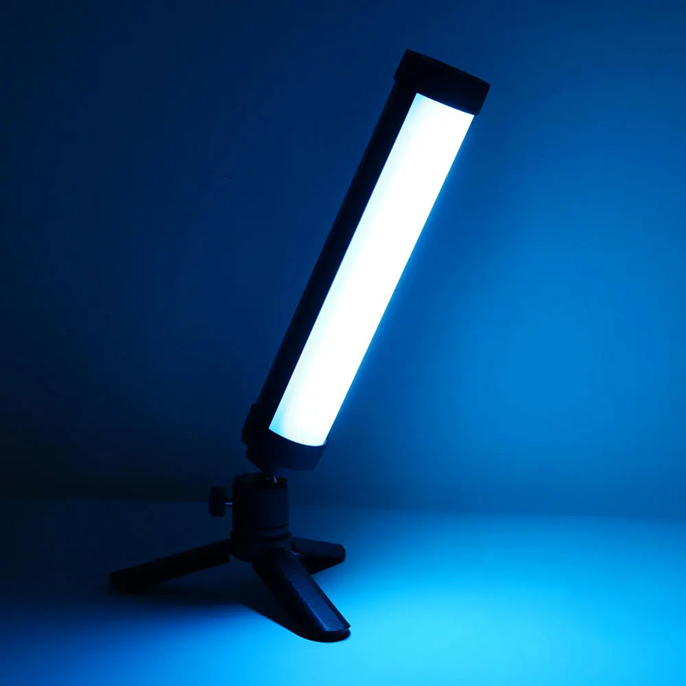 LUXCEO V8 portátil RGB luz de vídeo lámpara de jugador 2000mAh foto Video grabación Selfie iluminación luces de relleno para Vlog/YouTube