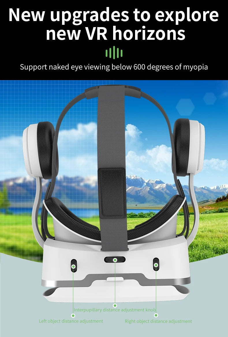 Gafas de realidad Virtual VR, dispositivos de auriculares 3D, lentes para casco Viar, inteligentes para teléfonos inteligentes, auriculares para teléfono móvil Realidade