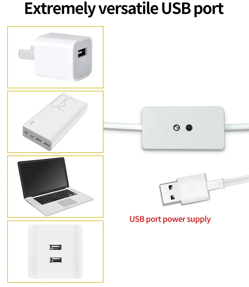 Tira LED para Gabinete con Sensor de Movimiento USB