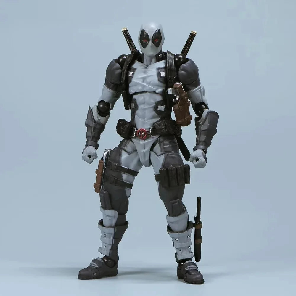 INCREDIBLE YAMAGUCHI Deadpool & Wolverine 2,0 figura de acción gris mutantes articulación móvil KAIYODO Wade modelo película juguetes para niños regalo