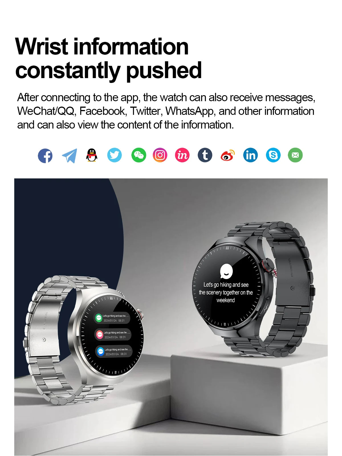 Reloj Inteligente Enfermería ECG+PPG Oxígeno