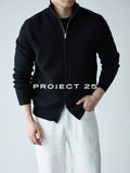 Cárdigan de Punto Suave para Hombre con Cierre — Informal y Versátil