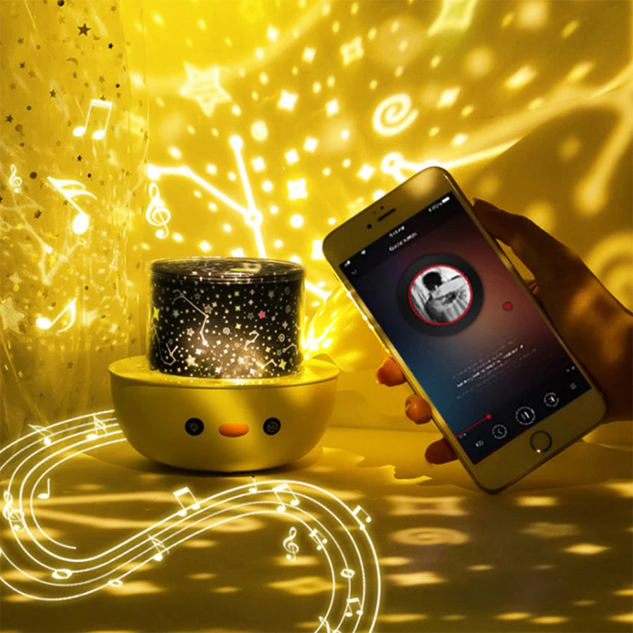 Proyector de Galaxia Bluetooth Luz Nocturna para Niños