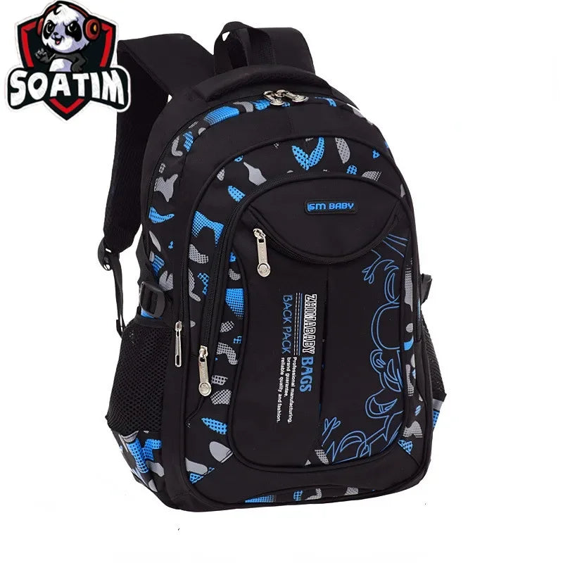 Mochila Ortopédica Impermeable para Niños de Primaria