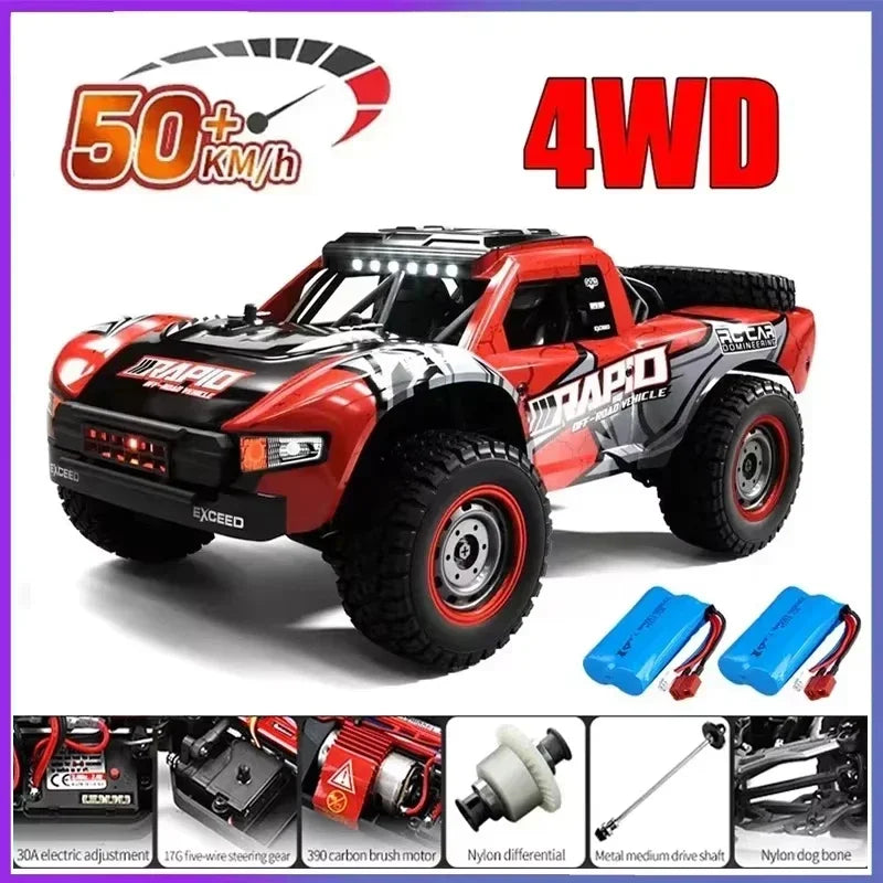 JJRC -Q130 sin escobillas de alta velocidad 70 KM/H4X4 todoterreno 2,4G 4WD Control remoto RC coche 4WD Racing Monster Racing Boy juguete para regalo 1:16