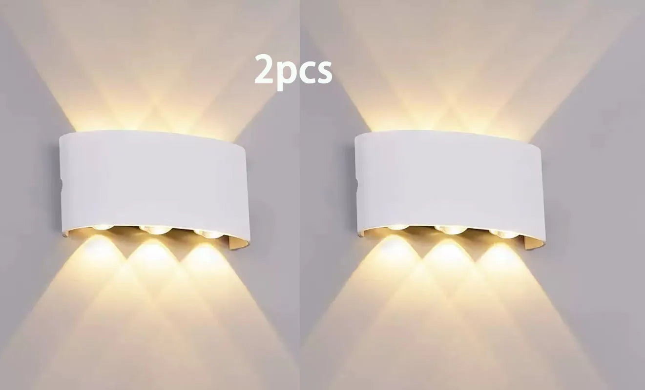 Lámpara de Pared Smart RGB Exterior Tuya Compatible Alexa