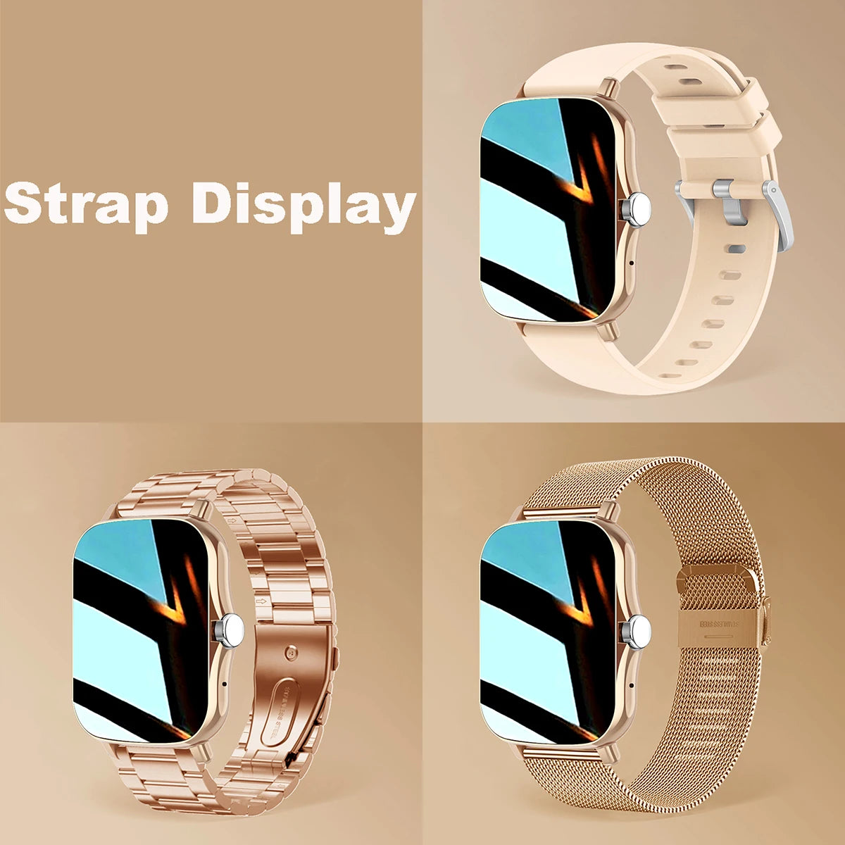 10050091741 hombres mujeres SmartWatch 2,02 Amoled llamada frecuencia cardíaca presión arterial deporte Fitness impermeable reloj inteligente para IOS Android