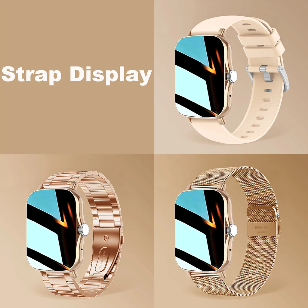Nuevo SmartWatch hombres mujeres 2,02 Amoled BT llamada GPS Tracker NFC deporte impermeable ritmo cardíaco reloj inteligente rastreador de Fitness