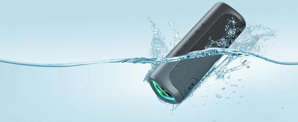 Ortizan Altavoz Bluetooth 24W AUX TF USB IPX7