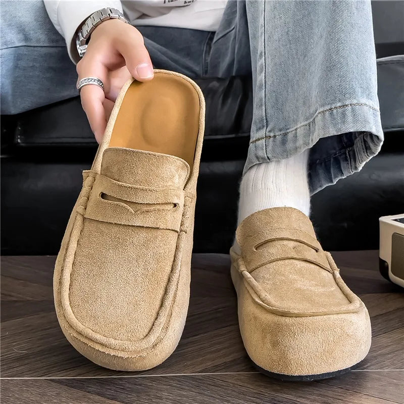 Pantuflas unisex tipo mule antideslizantes para interior y exterior