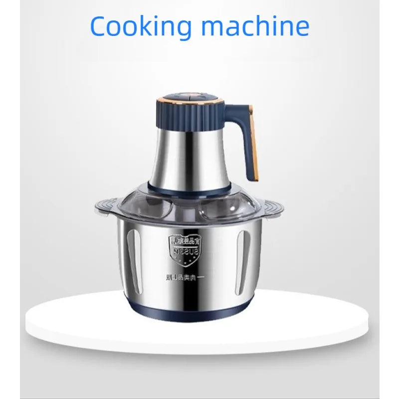 Picadora de carne eléctrica multifuncional de acero inoxidable para cocina