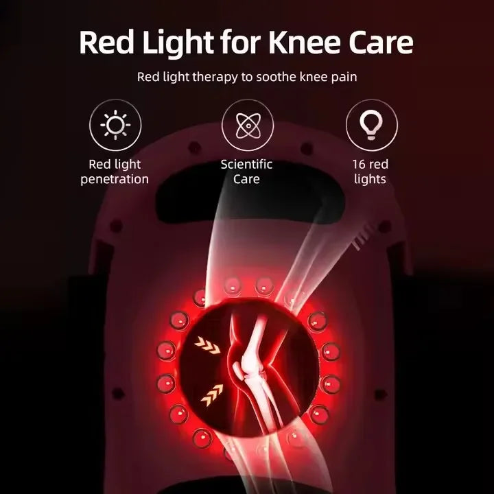 Masajeador de Rodilla Inteligente con Calor Infrarrojo y Vibración
