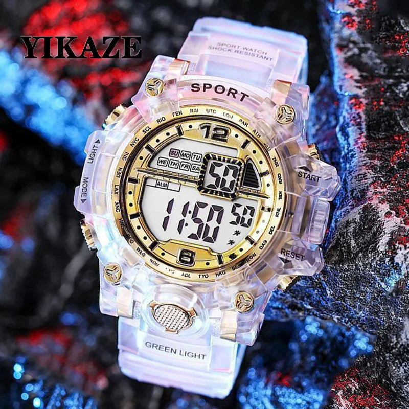 Reloj Digital YIKAZE Deportivo de Lujo para Mujer