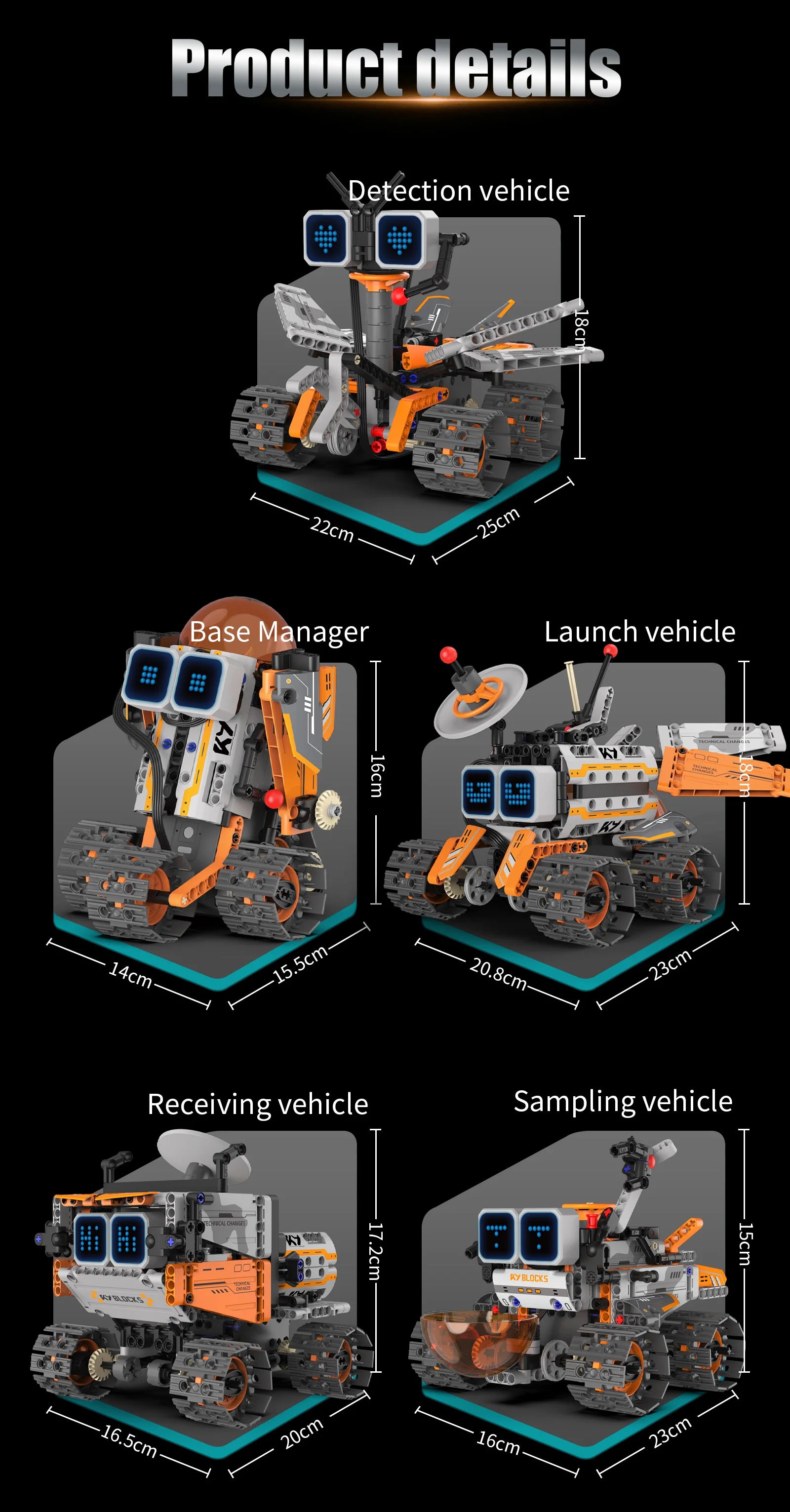 Montaje de modelo de robot transformable 5 en 1 con pantalla Digital, juguete de bloques de construcción de robot de control remoto, juguete para regalo para niños