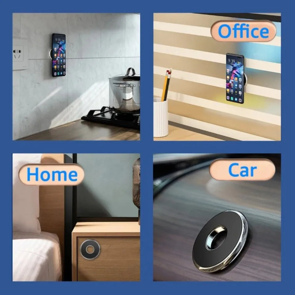 Soporte Magnético para Teléfono de Coche, Soporte Multifuncional de Metal Adhesivo para el Tablero, Soporte de Navegación Manos Libres, Accesorio para Auto